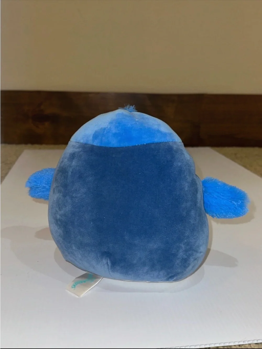 Blue Plush Penguin Bird Toy - Soft Stuffed Penguin